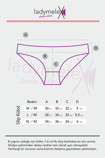LadyMelex Γυναικεία εσώρουχα, Economy Pack Μαύρα εσώρουχα 5 τμχ, Ψηλοπόδι Classic Cotton Basic εσώρουχα