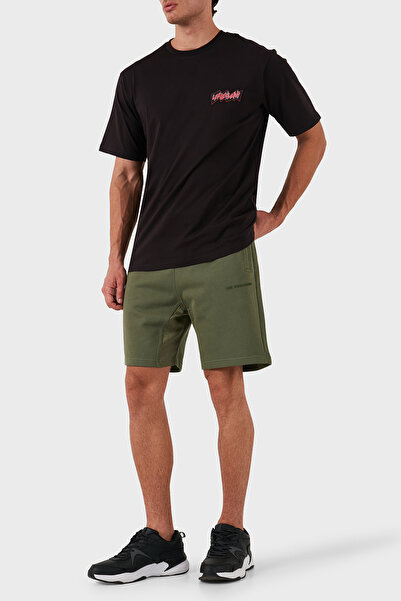 LES BENJAMINS Βαμβακερό λογότυπο Regular Fit Κοντό Ανδρικό ΚΟΝΤΟ LB24SSCLAMUSO