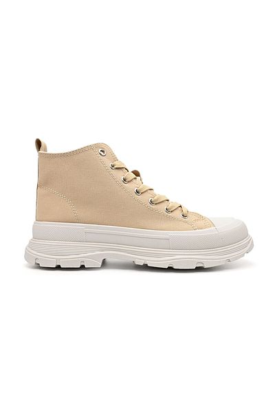 Tmall Pantofi Sport Inalti De Dama,Material Textil,D1361,Khaki