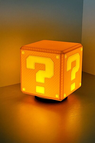 MEK Süper Mario Sarı Blok Dekoratif LED Aydınlatma