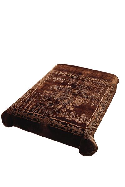 smart home Luxury Winter Blanket for Two People - Soft, Patterned, Two-Layer Blanket - Weight 4 kg - Size 200 x 230 cm