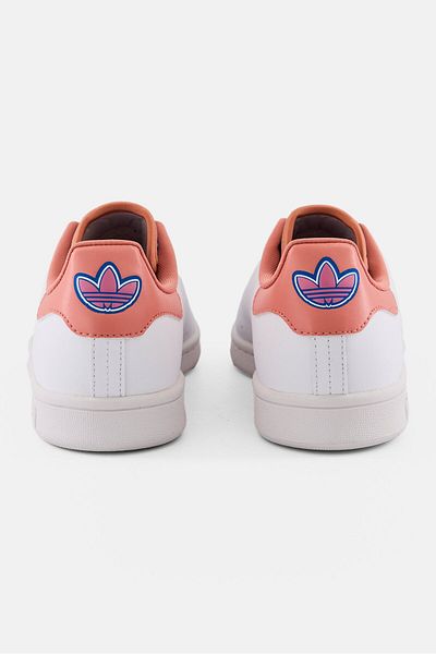 adidas Kids Boy Stan Smith J Lace Up Outdoor Shoes, White