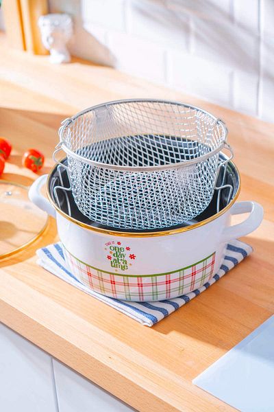 ACAR Vera Enameled Frying Pot - 22 cm