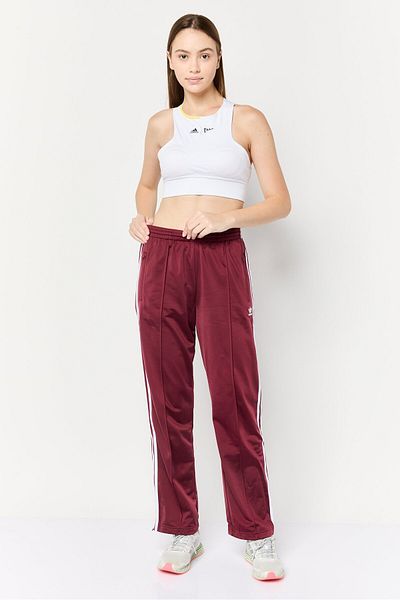 adidas Women Sportswear Fit Drawstring Training Track Pants, Maroon