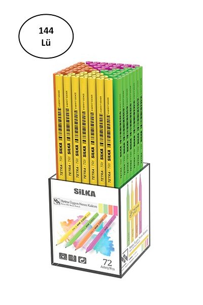 ShopZum Silka Lead Pencil Tet Ra Neon Triangle 144S