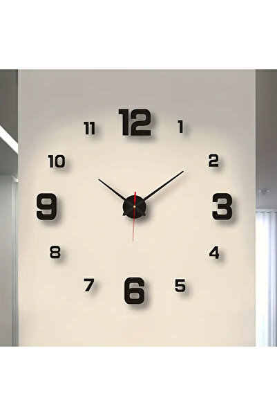 shop Pleksi Duvar Saati | 3D Rakamlı Dekoratif Pleksi Duvar Saati