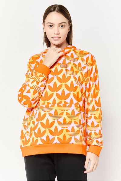 adidas Women Sportswear Fit Long Sleeve Outdoor Sweatshirt, Multicolor