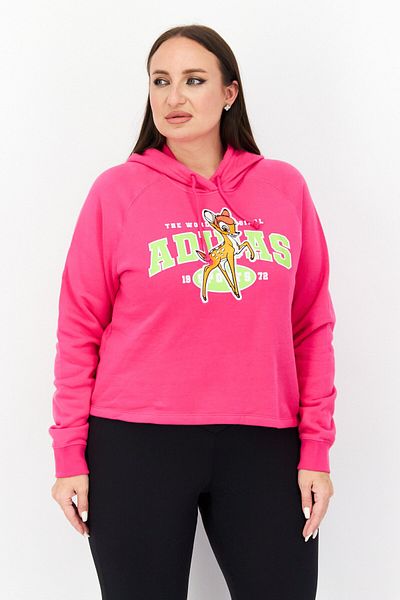 adidas Originals X Disney Women Sportswear Fit Brand Logo Hoodie, Pink