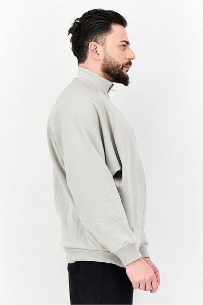 adidas Men Sportswear Fit Long Sleeves Outdoor Sweatshirt, Grey