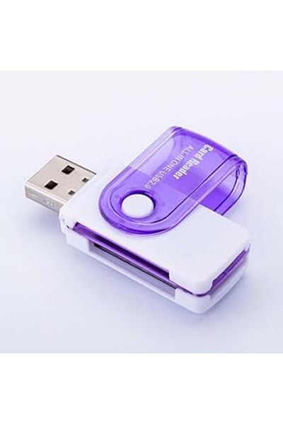 Mu Art USB Sd Card Reader for Pc, USB 2.0 Micro Sd Card to USB Adapter, Ms Duo/Micro Ms Card Reader, Ka