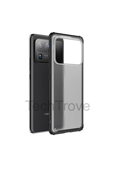TechTrove Xiaomi Mi 11 Ultra Kılıf Extra Korumalı Arkası Şeffaf Slikon Kapak