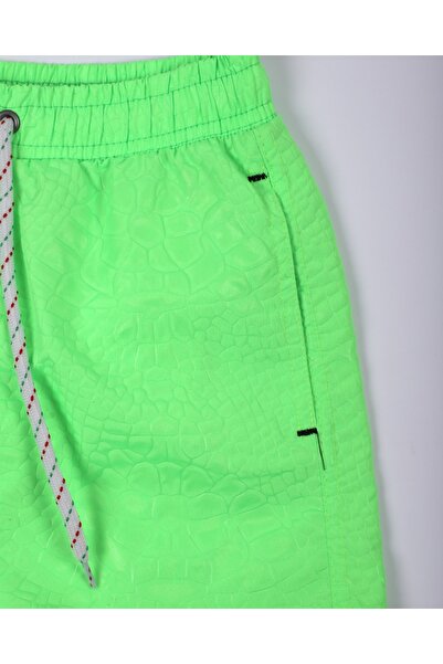 Lio20 Αγόρι Σορτς Θάλασσα-Ανοιχτό Πράσινο-Ηλικία 3-16