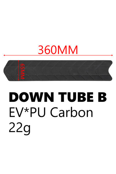 Choice DOWN TUBE B KOCEVLO Bicycle Chain Protection Stickers MTB Frame Protec...