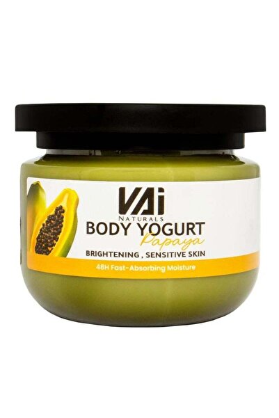 vai naturals زبادي الجسم بالبابايا 280 مل - ترطيب عميق لبشرة مشرقة