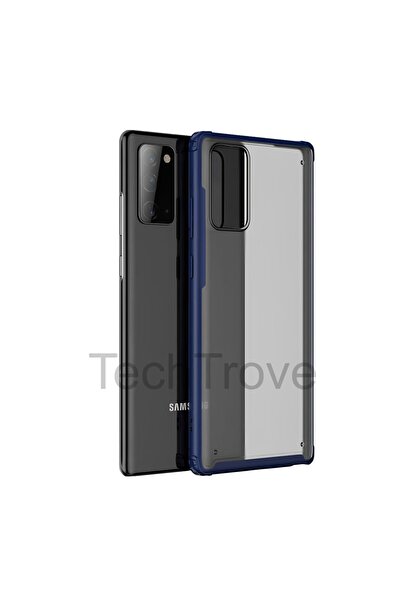 TechTrove Samsung Galaxy Note 20 Kılıf Extra Korumalı Arkası Şeffaf Slikon Kapak