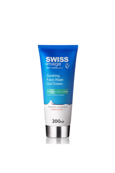 swiss ımage العناية الأساسية: كريم غسول الوجه المهدئ