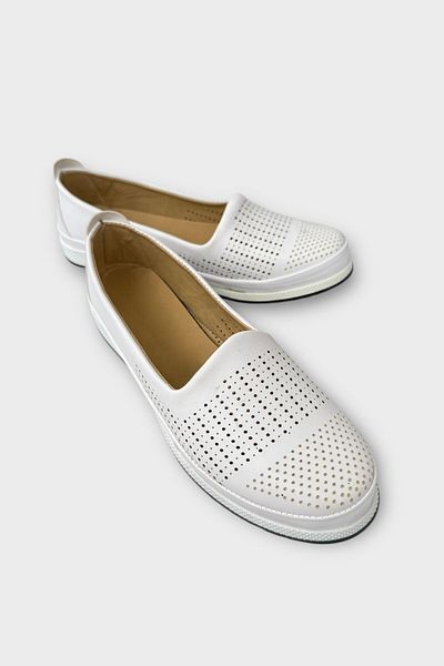 Liger Full Orthopedic Breathable Soft Sole Daily Mother Ballerina White - White