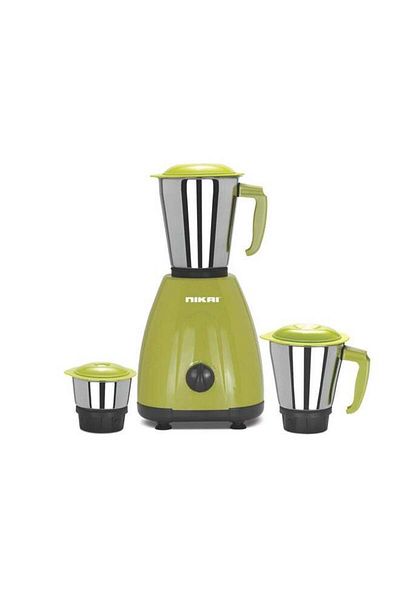 Nikai 550 Watts Heavy Duty Mixer Grinder, 3 Speed With Pulse, 1.2L Liquid Jar, 0.8L Dry Jar, 300 ML