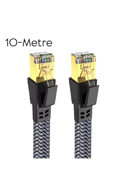 sonx Cat 8 LAN Kablosu –Ethernet Kablosu Örgü Kaplama, Yüksek Hızlı – 1m 2m 3...