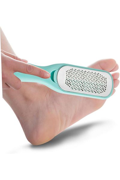 LA PERLA TECH 1pics Foot Rasp Callus Remover Dead Skin Remover Double Sided Foot Scrubber Foot Care Pedicure Tool