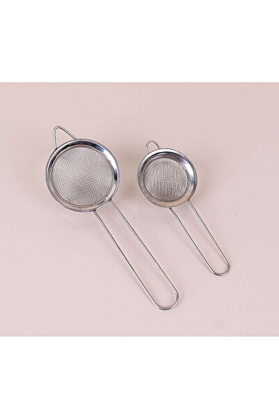 Marsilyan Stainless Steel Tea Strainer and Liquid Oil Strainer Set of 2 Ieg-U...