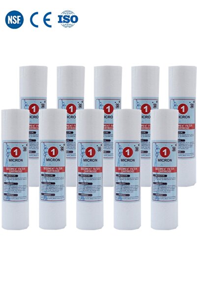 Filter Store Açık Kasa Su Arıtma Cihazı 10 Inc 1 Mikron Sediment Spun Filtre ...