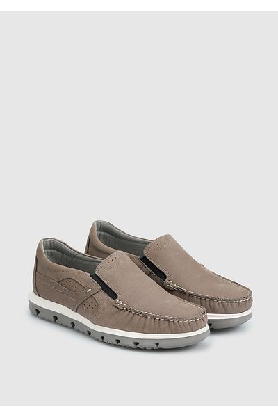 Provoq Gray Leather Men's Shoes