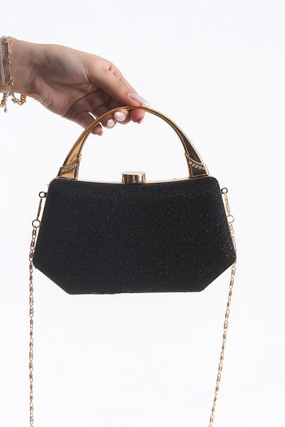 GUİZA Evening Dress Bag Special Design Case Crystal Stone Chain and Armlet Evening Dress Bag