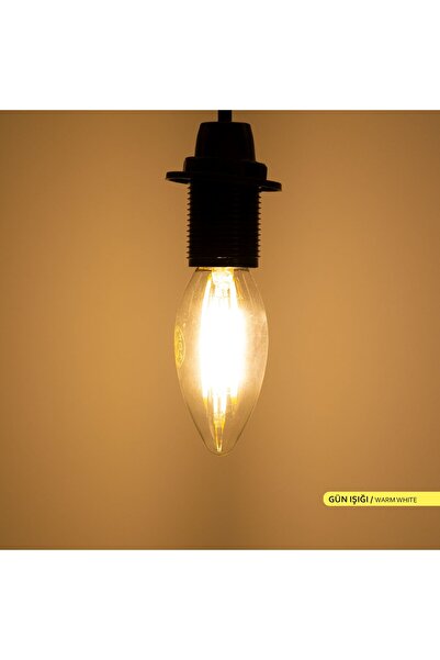 ACK 4w Rustik Buji Led Ampul 3000k E14 -aa36-00410