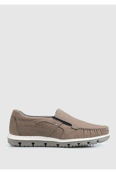 Provoq Gray Leather Men's Shoes