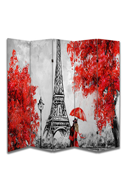 dbsanat Mimari Temalı Özel Tasarım Paravan Room Divider 180 x 200 cm