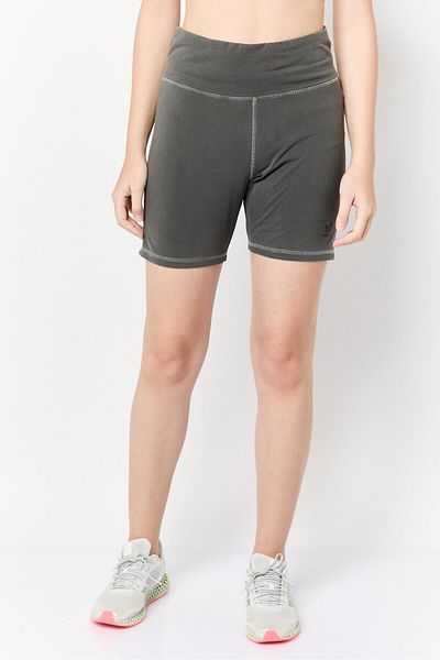 adidas Women Sportswear Fit Biker Shorts, Charcoal
