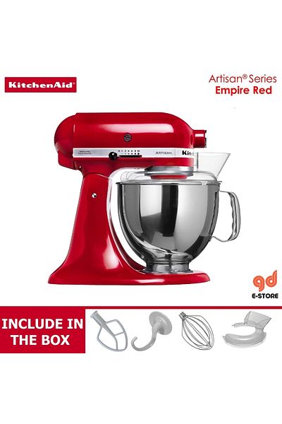 Kitchenaid Artisan 3.3L Stand Mixer Empire RED 5KSM3311XBER