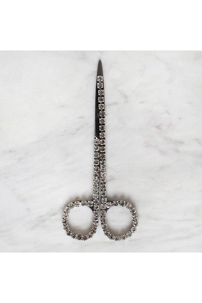 Loren Crafts Loren Promise and Engagement Scissors with Stones - Gold