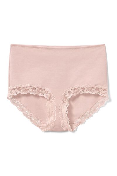 Tchibo Women Textured Highwaist Panty, Pink