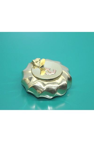 feifei Brass Anchor Covered Ashtray 4157/2.5 - Lisinya