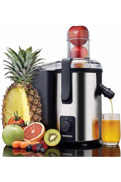 Kenwood Juicer 700W Stainless Steel Juice Extractor with 75mm Wide Feed Tube