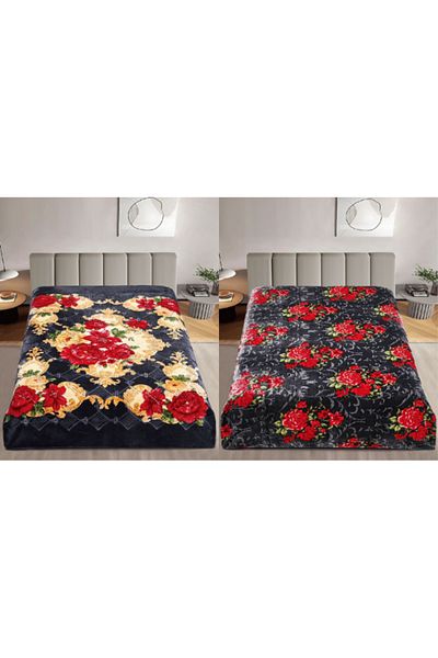 smart home Luxury winter blanket, double-sided system, single size, weight 3 kg - size 220 x 160 cm