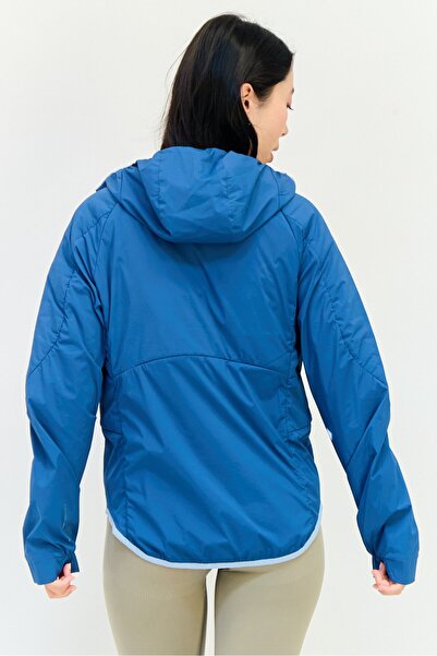 hoka Women Sportswear Fit Long Sleeves Running Jacket, Dark Blue