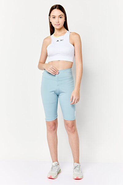 adidas Women Tight Fit Brand Logo Biker Shorts, Slate Grey