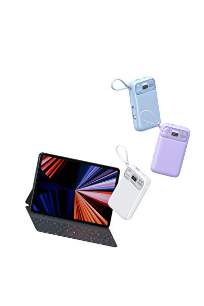 Nettech NT-PW34 20W + 15W PD 15W 10000 MAh Taşınabilir Powerbank (Mavi)