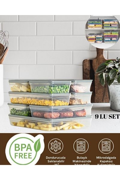 VİZYON Refrigerator Organizer Icebox Storage Container Icebox Container Storage Container Set
