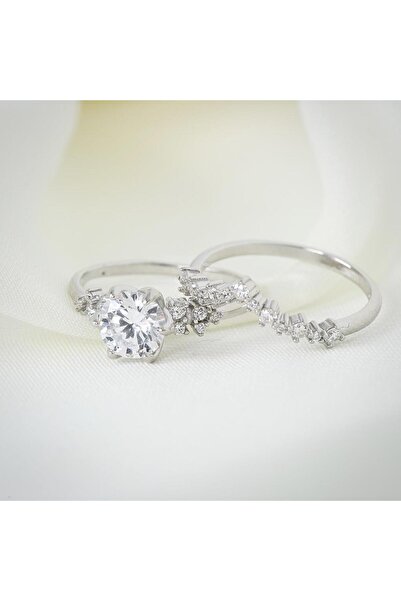 Mia Vento Pırlanta Montür Prenses Masalı Tween Gümüş Yüzük