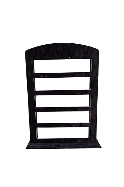 ÖZER KUTU 30'lu 5 Basamaklı Süet Küpelik Standı (21x31 cm)