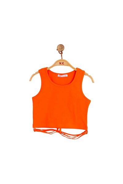nk kids Girl's Crop T-Shirt Orange