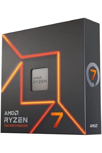 Amd AMD Ryzen™ 7 7700X Eight-Core 16-Thread Unlocked Processor, 4.0 GHz, AM5