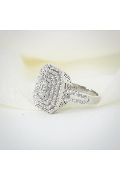 Mia Vento Effective Diamond Mega Baget Efsanesi Gümüş Yüzük