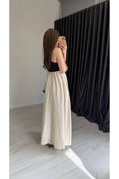 Hotfashion Strap Dress Napoli Ecru