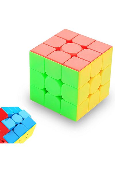 Generic Magic Cube 3x3 Speed Puzzle – Smooth Rotation Brain Teaser Toy for Kids & Adults, Anti-Stick Design