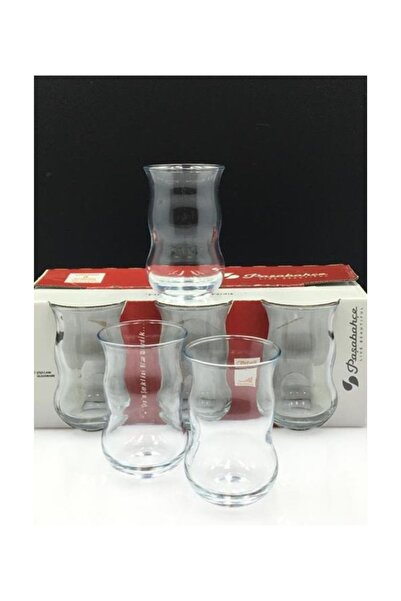 Paşabahçe 42981 Çiftebelli Çay Bardağı 140 cc 6'lı